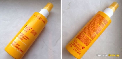 Feedback despre sunscreen hidratant body and spray body clarins sun care spf50 tot timpul verii