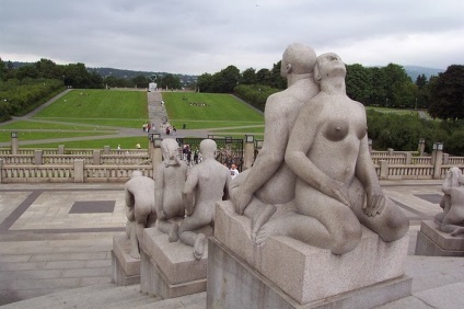 Parcul sculpturilor din Vigeland (Oslo, Norvegia)