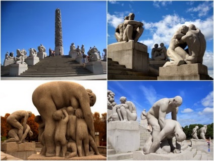 Parcul sculpturilor din Vigeland (Oslo, Norvegia)