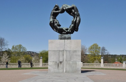 Sculptură parc de Wigeland în Oslo