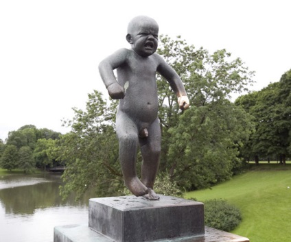 Sculptură parc de Wigeland în Oslo