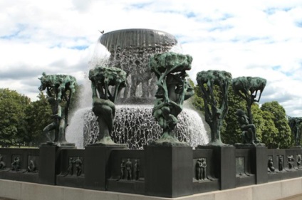 Sculptură parc de Wigeland în Oslo