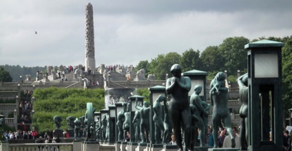 Sculptură parc de Wigeland în Oslo