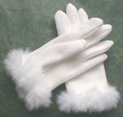 Mănuși din lână de mână