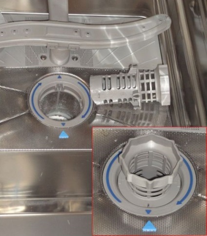 Mașina de spălat vase clipește indicatorul atingeți când apa este alimentată