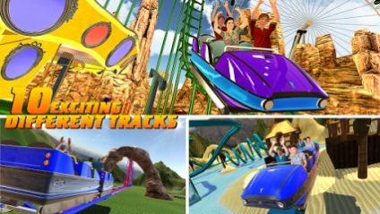 Roller coaster 3d nebun șofer apk pentru Android