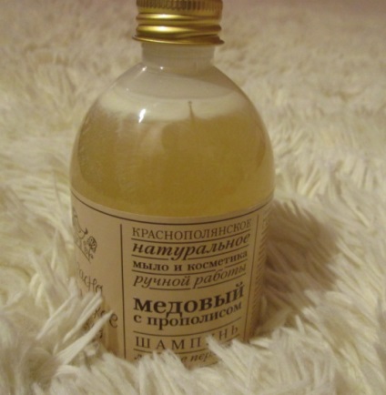 Șampon și miere de balsam cu propolis din - săpunul Krasnopolyanskoe - recenzii