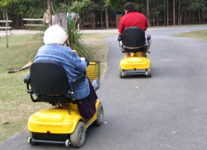 Scooter pentru sfaturi pentru persoanele cu dizabilități și vârstnici