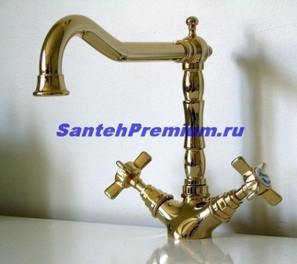 Mixer aur și crom auriu, robinete de aur pentru duș și chiuvete de baie în stoc