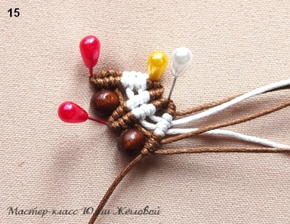 Създаване на плетени обеци с перли 