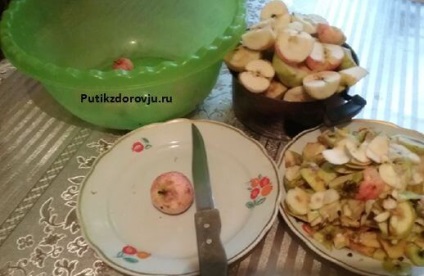 Metoda de preparare a piurei de mere