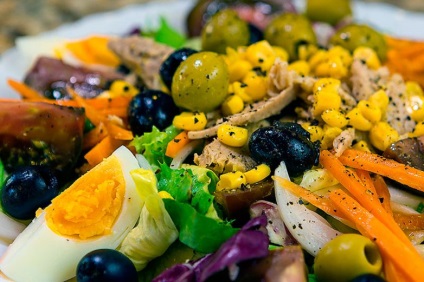 Salată mediteraneană, gătiți împreună