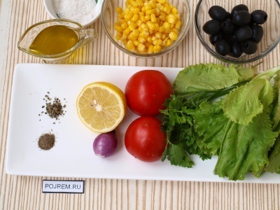 Mediterrán saláta - lépésről-lépésre recept a fotóval, hogyan kell főzni