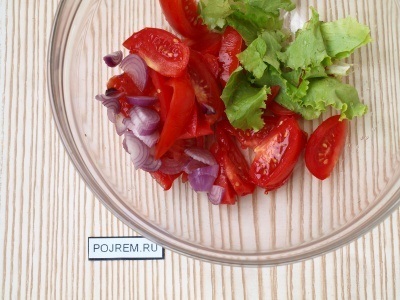 Salată mediteraneană - rețetă pas cu pas cu o fotografie de gătit