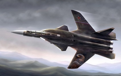 Fotografie Su-47 a vulturului de aur Su-47
