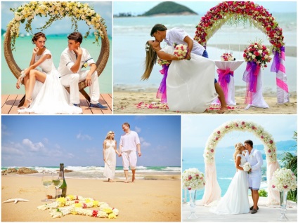 Esküvői ceremónia a Phuket ünnepi rendezvényen