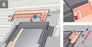 A tetőtéri ablak velux beépítése lapos tetőfedő anyagba a szerszámok segítségével