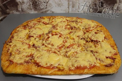 Pizza delicioasă în brutar, hozoboz - știm despre toate produsele alimentare