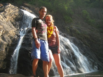 Cascada Dudhsagar, grădina de elefant și grădina de condimente - 2013, victor-perm turistic pe