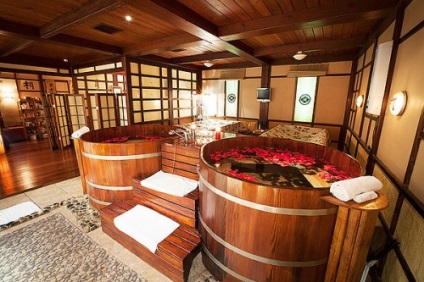 Japán fürdetőmű építése, építési portál