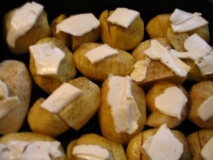 Cartofi coapte cu brânză