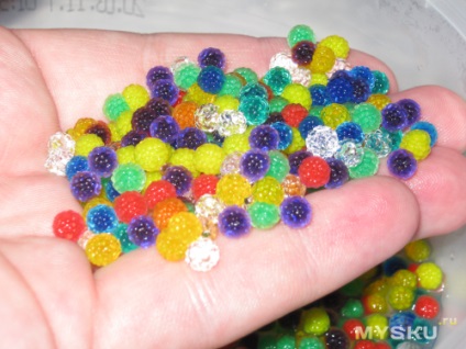 9-Bag nutritiv magic colorat - hidratant cristal de apă jeleu noroi de marmură bile de vază bile