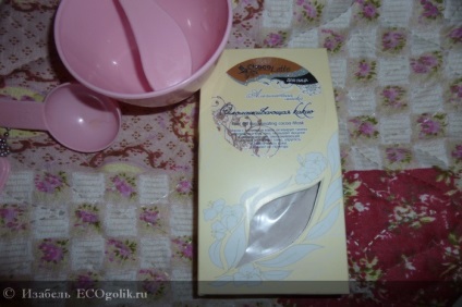 Alginate Face Mask pentru întinerire, cocoa chocolatte - tip ecoblocker și isabel