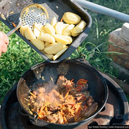 Alternativă la kebabs shish gătit la miza - știri în fotografii