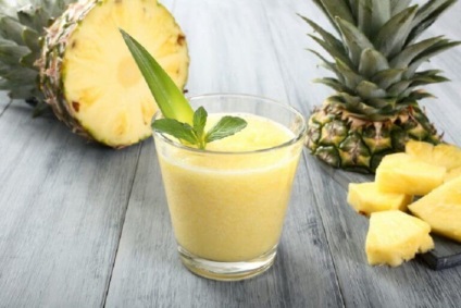 Sucul de ananas pentru bărbați cu privire la ceea ce afectează și ce este utilizarea băuturii