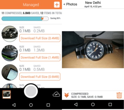 Aplicație Android care ajută la reducerea dimensiunii fotografiei