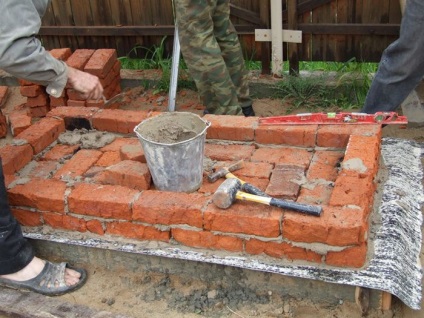 Gazebo grillezővel saját kezével fotó, könnyű üzlet