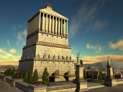 Miracolul mausoleului mondial în halicarnas - minunile lumii