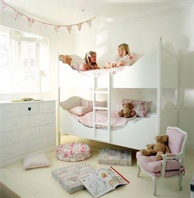 Gyermekszoba két lány számára, 78 kép gyermek design
