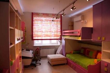 Sala pentru copii pentru două fete, 78 de fotografii de design pentru copii