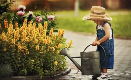 Munca copiilor este beneficiul grădinăritului