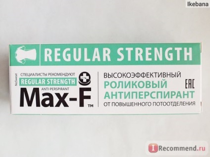 Deodorant-antiperspirant max-f rezistență obișnuită 15% - 