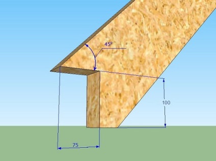 Gable tető a kapákon - kapaszkodó tető saját kezekkel, gables - tető - pince - bánya