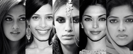 Az indiai nők egzotikus szépsége
