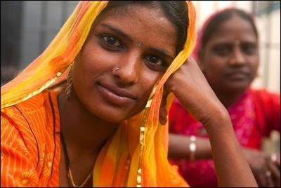 Az indiai nők egzotikus szépsége