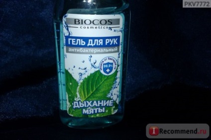 Gel antibacterian antibacterian cu menta - 