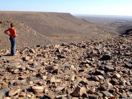 Ochiul deșertului Sahara, priveliște uluitoare