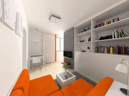 Idei pentru proiectarea unui apartament cu un dormitor cu două dormitoare