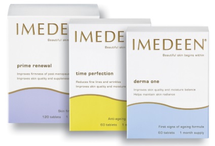 Imedeen (imedeen) - pastile de frumusete pentru sanatatea pielii pentru tineri si par, autocolante