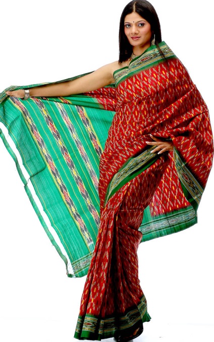 Indiai sari (egyedi festékrészek) Indiai Sari