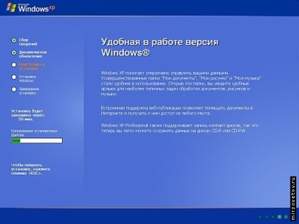 Cum se instalează windows xp, instalând windows xp