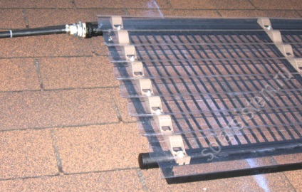 Fabricarea unui colector solar cu un schimbător de căldură din cupru