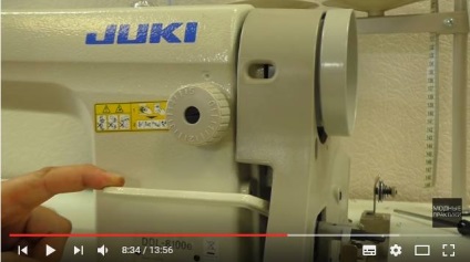 Juki 8100 lockstitch ipari gép, karbantartás és üzemeltetés