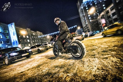 A moped üzemeltetése télen