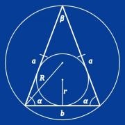 Cum să găsiți partea unui triunghi isoscel în cazul în care baza este dată