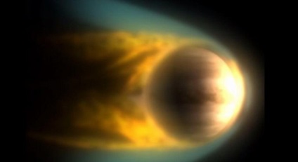 Какво е теглото на масата на атмосферата на Венера Венера